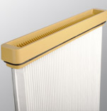 Flat filter element