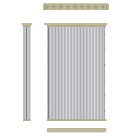 Handte flat filter elements illustration