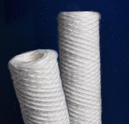 Wounded water cartridge