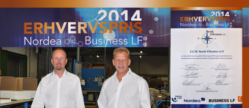 Erhvervspris 2014 SEW North Filtration
